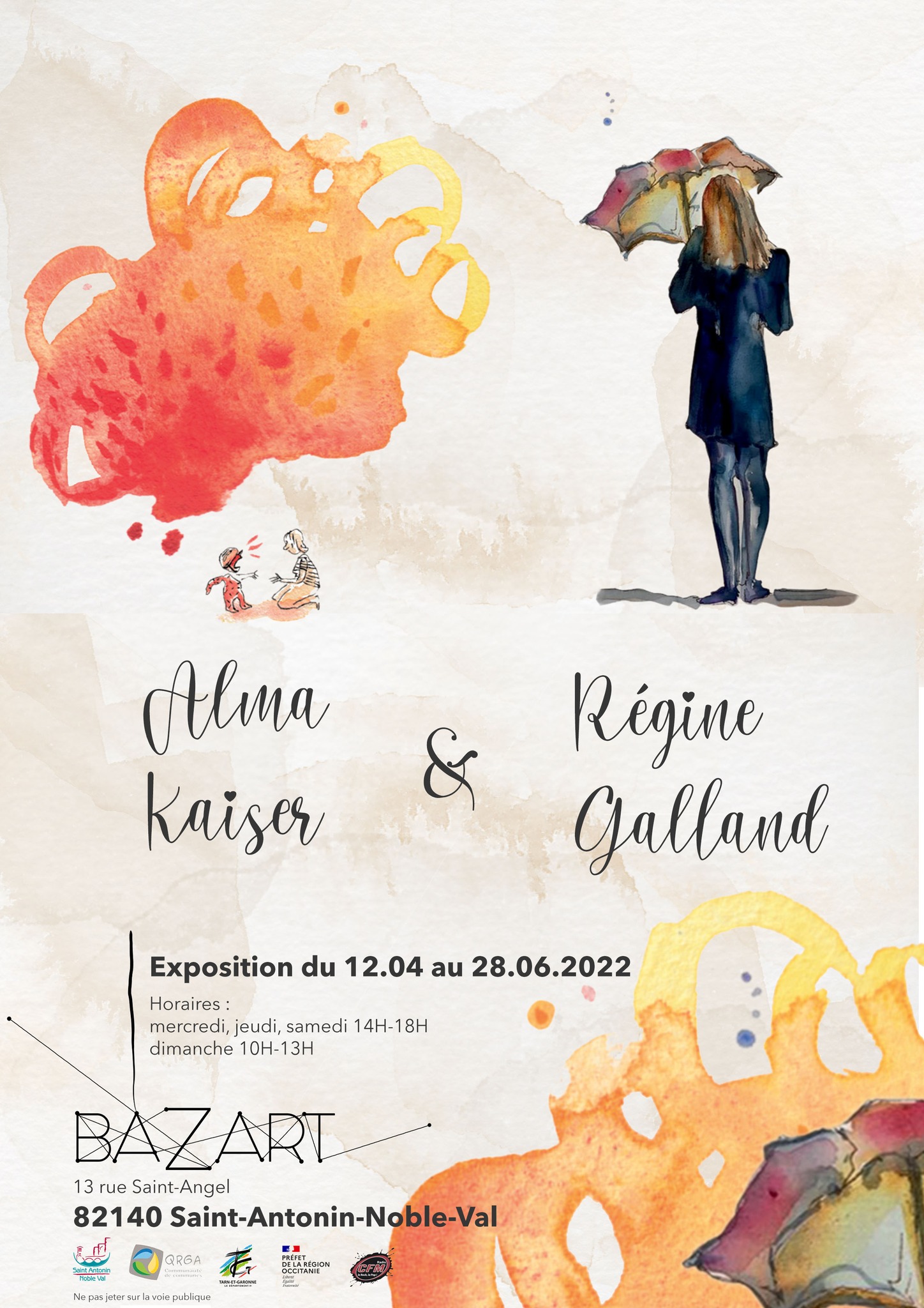 Alma Kaiser // Régine Galland 19.04 au 21.07