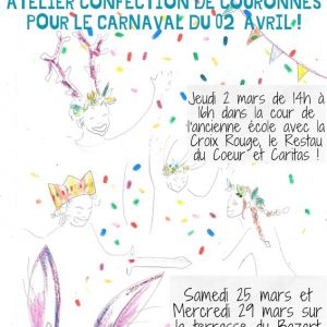 Ateliers Confection de Couronnes de Carnaval