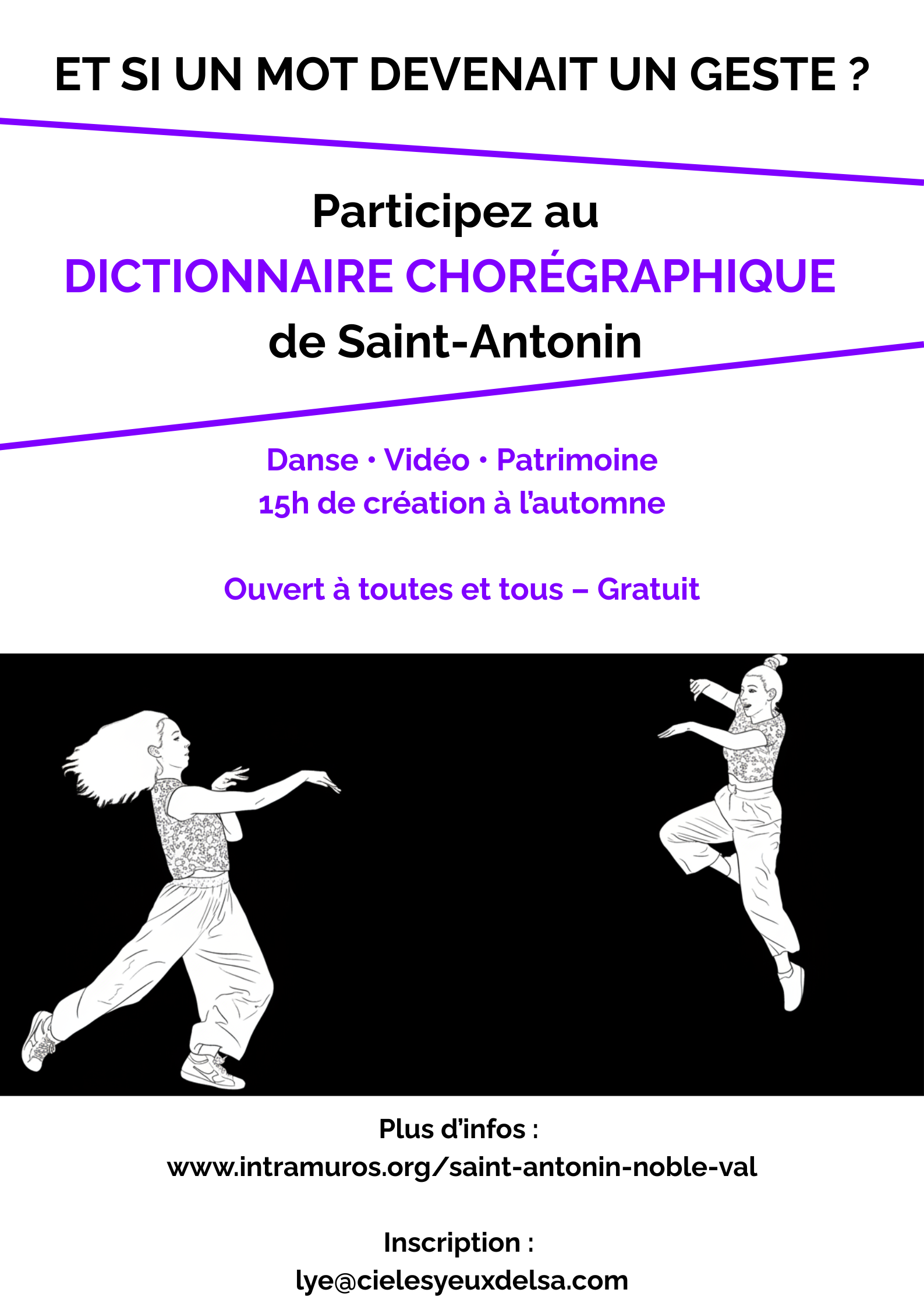 affiche dictionnaire choregraphique