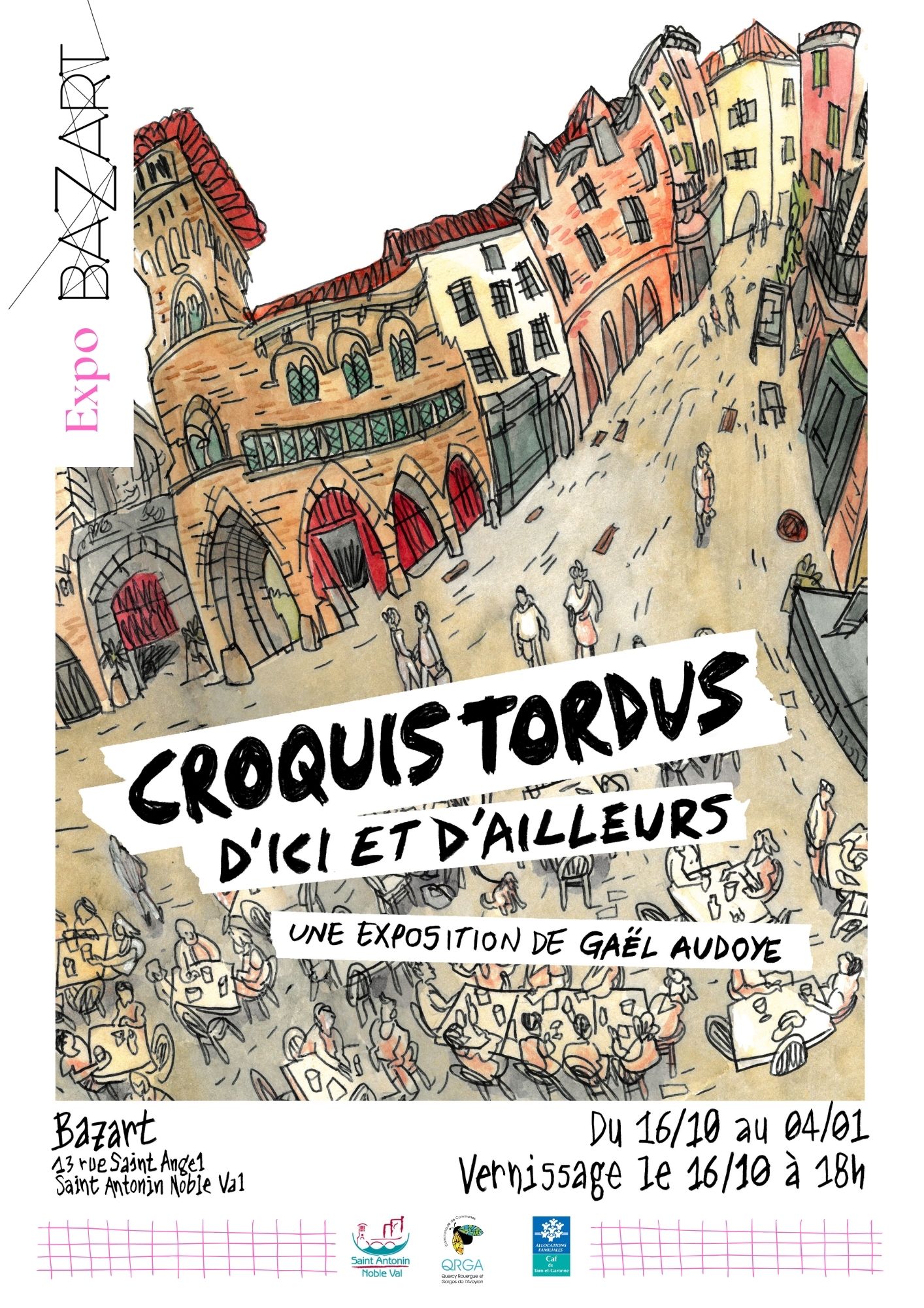 Expo: Croquis tordus d'ici et d'ailleurs